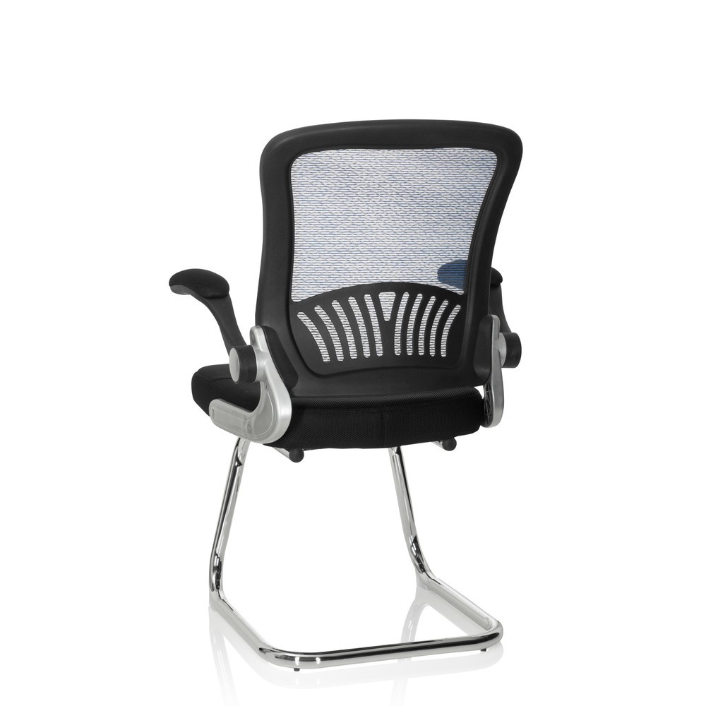 Produktabbildung Nr. 9: Chaise-visiteur / chaise de conférence hjh OFFICE FLYER PRO V maille, noir/bleu