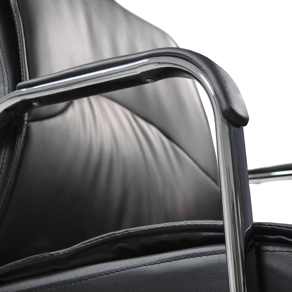 Produktabbildung Nr. 2: Chaise-visiteur / chaise de conférence hjh OFFICE SOVRANO V similicuir, noir