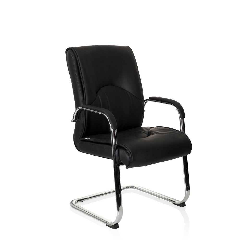 Produktabbildung Nr. 4: Chaise-visiteur / chaise de conférence hjh OFFICE SOVRANO V similicuir, noir
