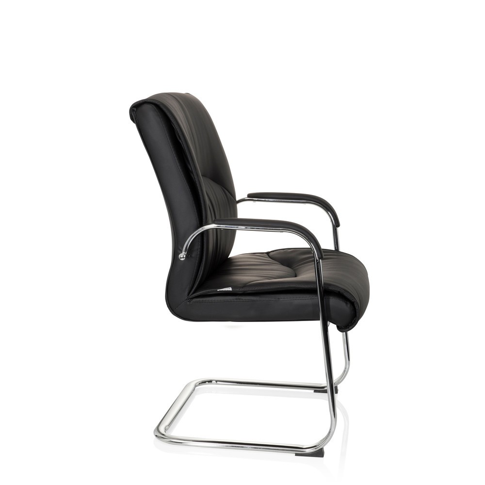 Produktabbildung Nr. 6: Chaise-visiteur / chaise de conférence hjh OFFICE SOVRANO V similicuir, noir