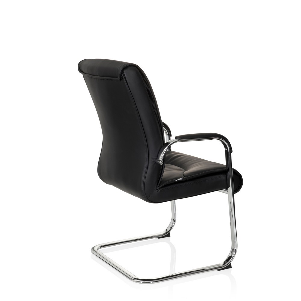 Produktabbildung Nr. 7: Chaise-visiteur / chaise de conférence hjh OFFICE SOVRANO V similicuir, noir