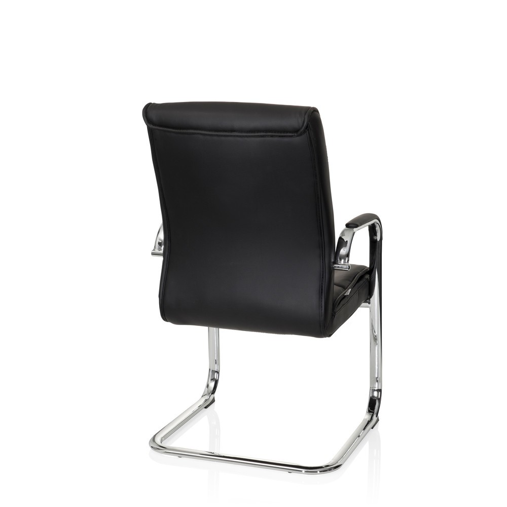 Produktabbildung Nr. 8: Chaise-visiteur / chaise de conférence hjh OFFICE SOVRANO V similicuir, noir
