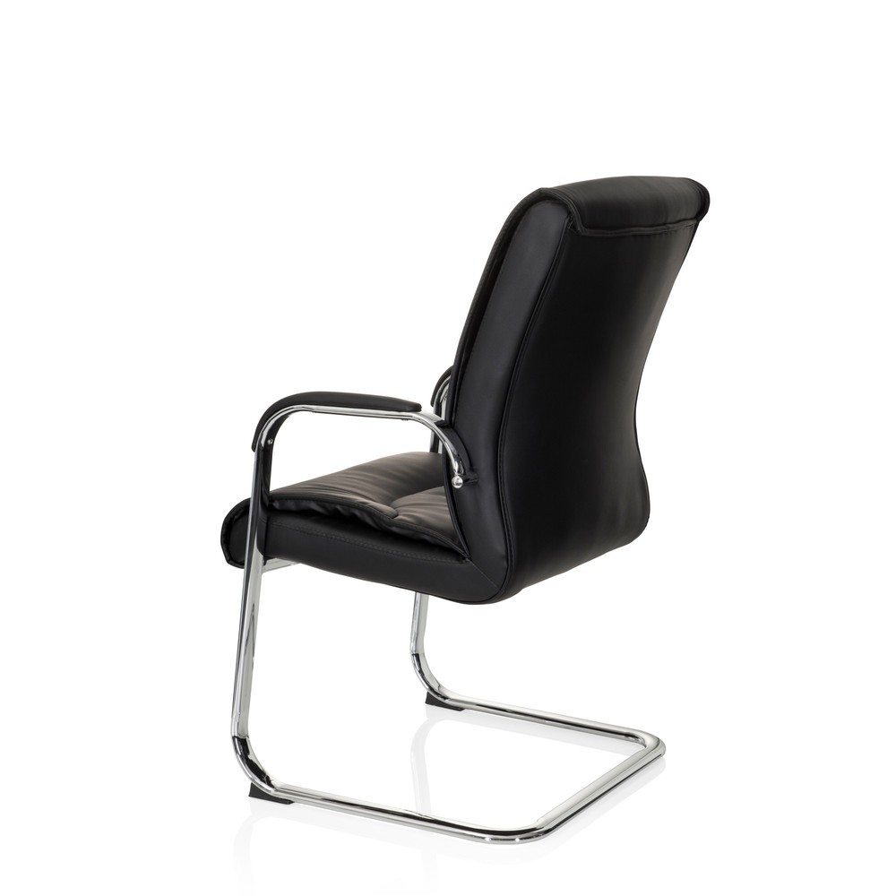 Produktabbildung Nr. 10: Chaise-visiteur / chaise de conférence hjh OFFICE SOVRANO V similicuir, noir