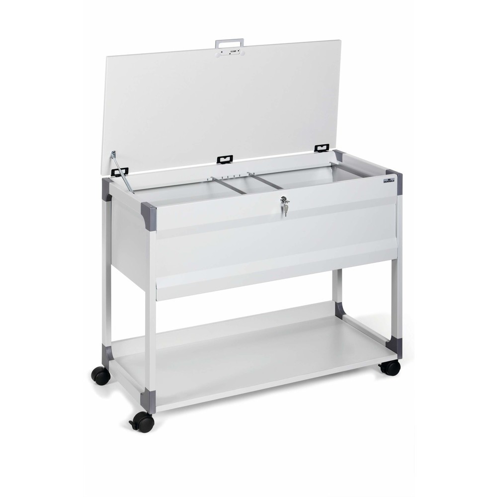 Produktabbildung Nr. 3: Chariot à dossiers suspendus pour 100 dossiers + stockage de classeurs, gris, verrouillable