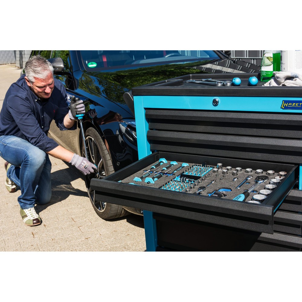 Produktabbildung Nr. 3: Chariot à outils HAZET® Assistent®, assortiment d'outils avec 147 pièces inclus
