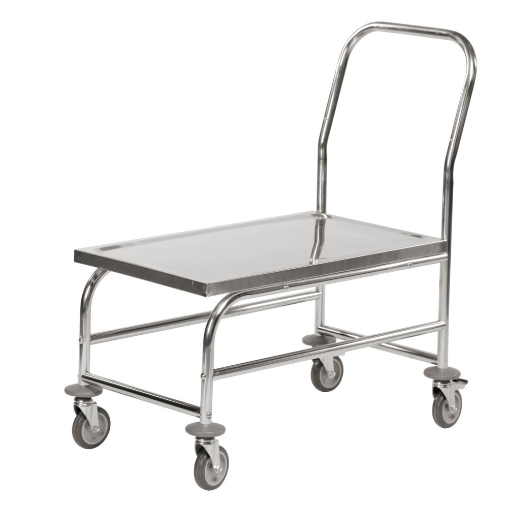 Illustration du produit: Chariot à plate-forme en acier inoxydable, HxlxP 925 x 490 x 850 mm