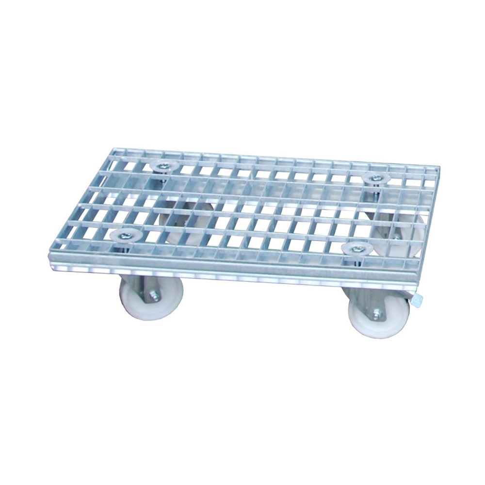 Illustration du produit: Chariot à roulettes grillagé Bauer® GRW-I, galvanisé à chaud
