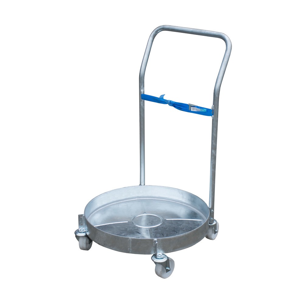 Produktabbildung Nr. 1: Chariot à roulettes pour fûts Bauer® FRW-III, galvanisé à chaud