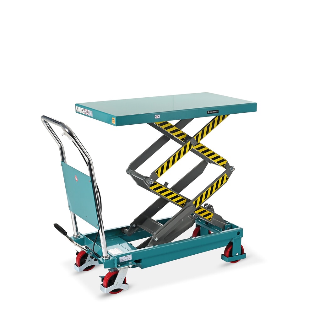 Produktabbildung Nr. 6: Chariot à table élévatrice à ciseaux doubles Ameise®, capacité de charge 700 kg, 1 220 x 610 mm