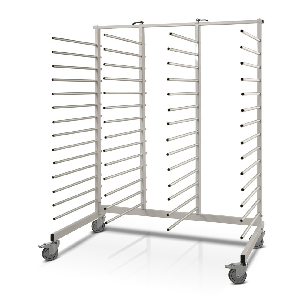Illustration du produit: Chariot cantilever Kongamek, peint, 4 x 14 bras porteurs galvanisés, capacité de charge 300 kg