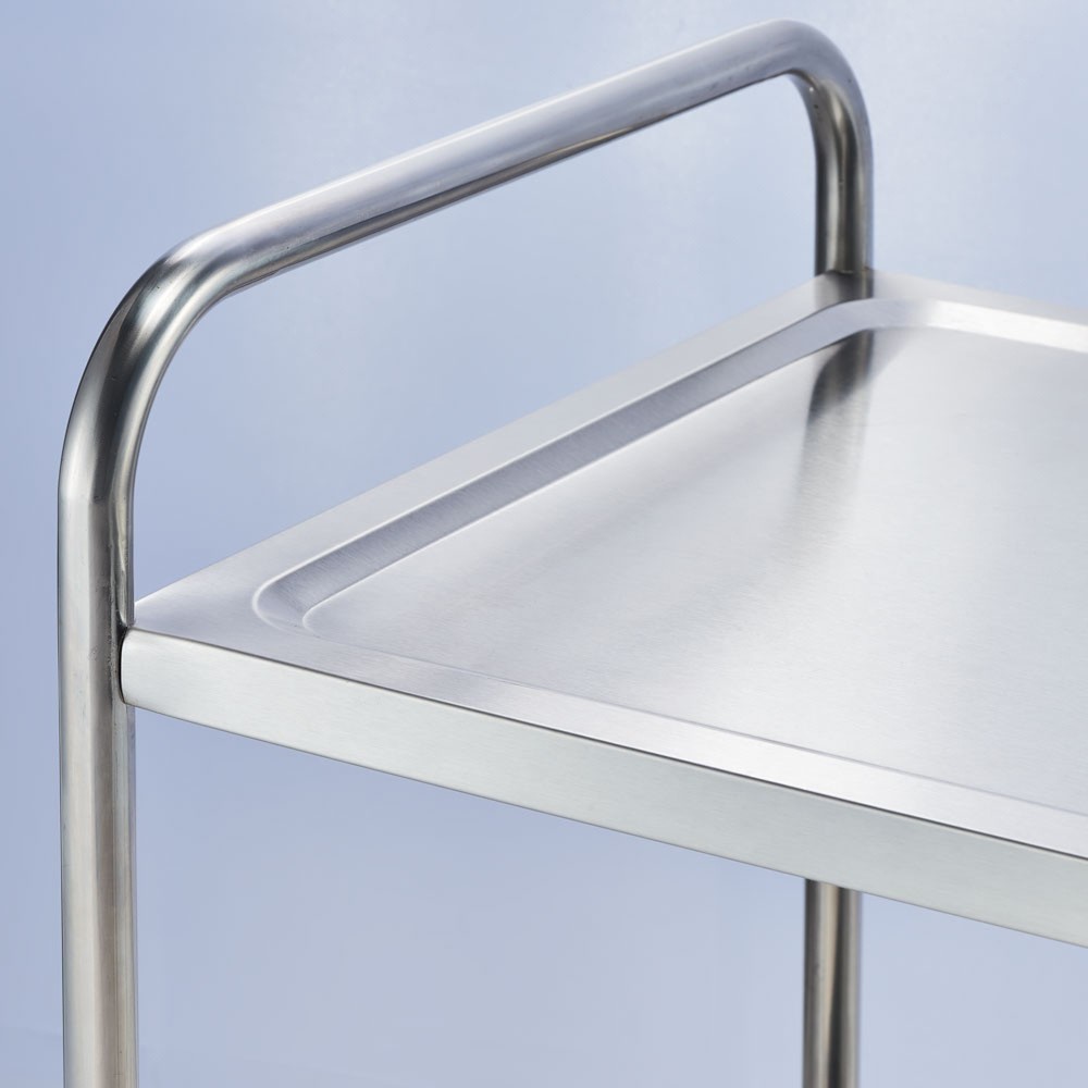 Produktabbildung Nr. 3: Chariot de service Stalgast en acier inoxydable, avec deux étagères, 860 x 540 x 940 mm (L x P x H)