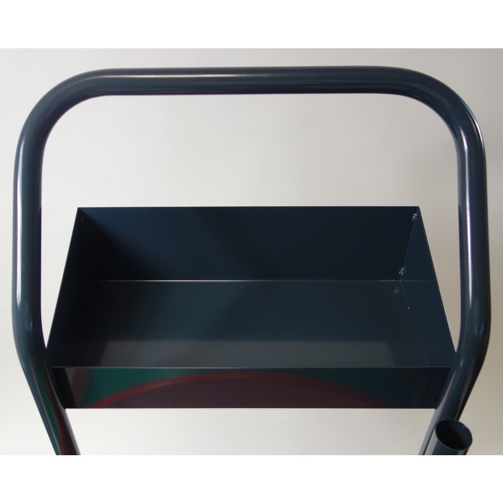 Produktabbildung Nr. 3: Chariot dévidoir Premium, système à 4 roues pour galettes de feuillard en PP/PET et en acier, noir-rouge