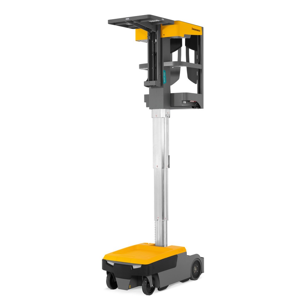 Produktabbildung Nr. 7: Chariot préparateur de commandes pour petites pièces Jungheinrich EKM 202, installation électrique, verrouillage de porte, avertisseur sonore élévation/descente, clignotants