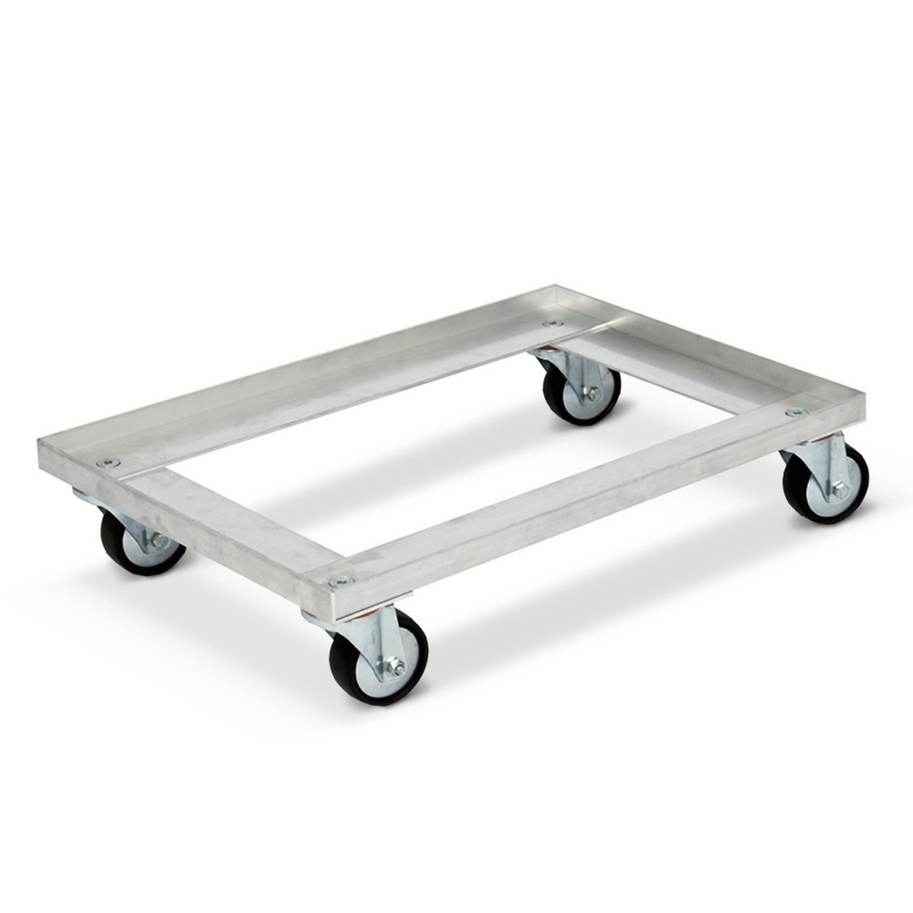 Illustration du produit: Rouleur en aluminium, pneus pleins souples