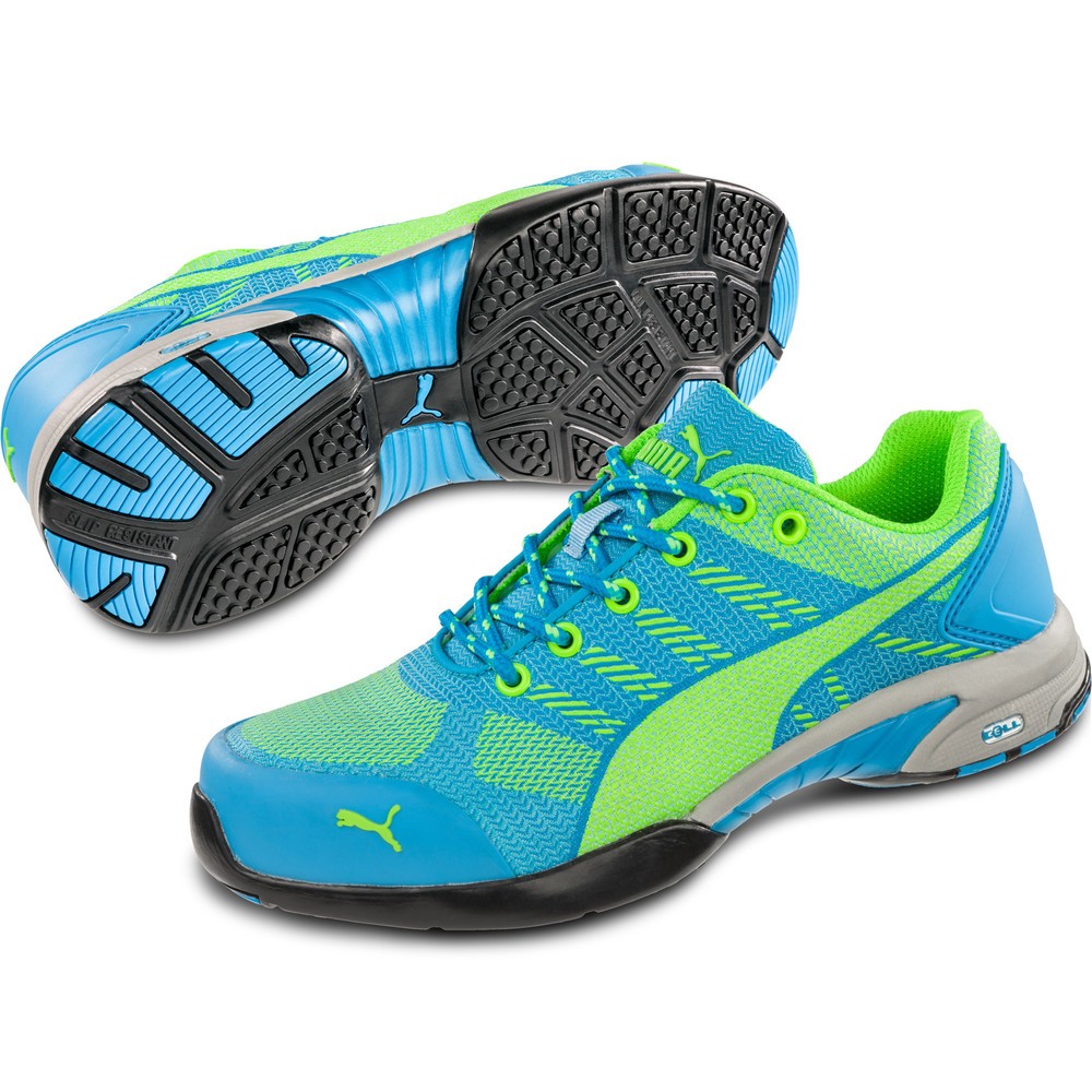 Illustration du produit: Chaussures de sport de sécurité PUMA® Celerity Knit Blue S1P, taille 36