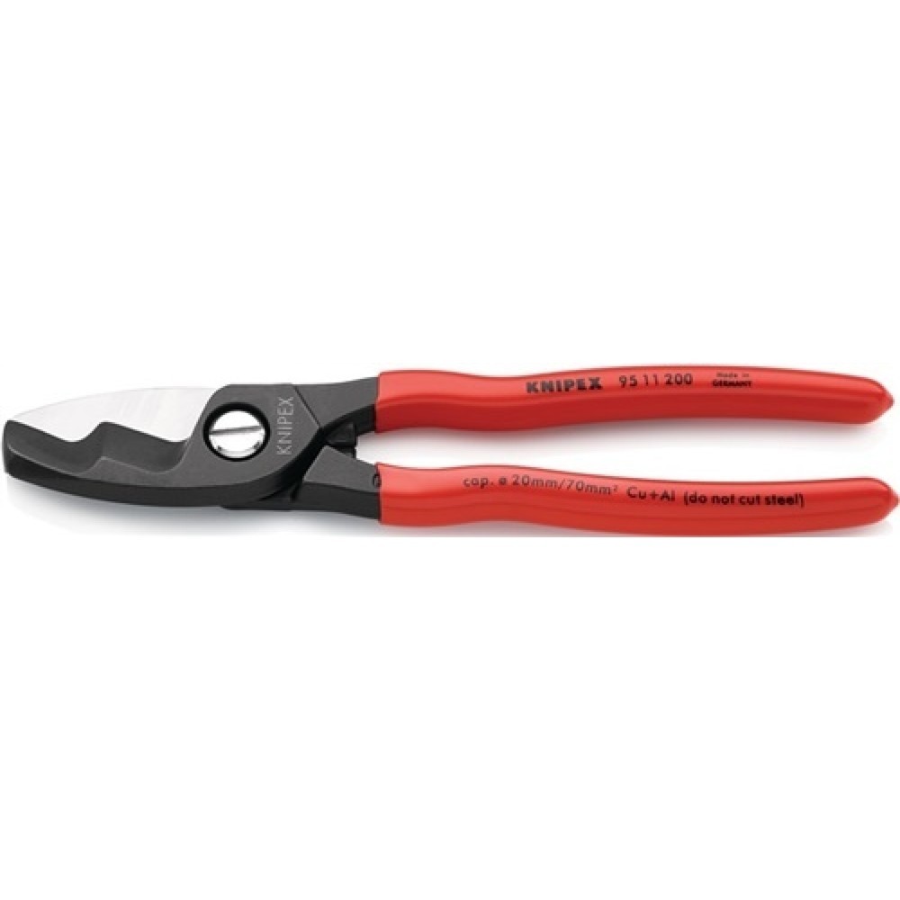Illustration du produit: Coupe-câble longueur 200 mm revêtement en plastique KNIPEX
