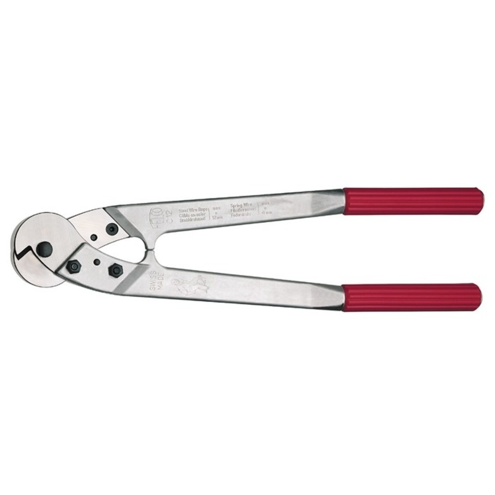 Illustration du produit: Cisaille à câble métallique C12 longueur 500 mm revêtement en plastique FELCO