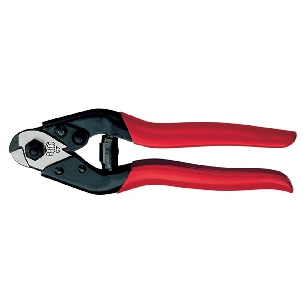 Illustration du produit: Cisaille à câble métallique C7 longueur 190 mm revêtement en plastique FELCO