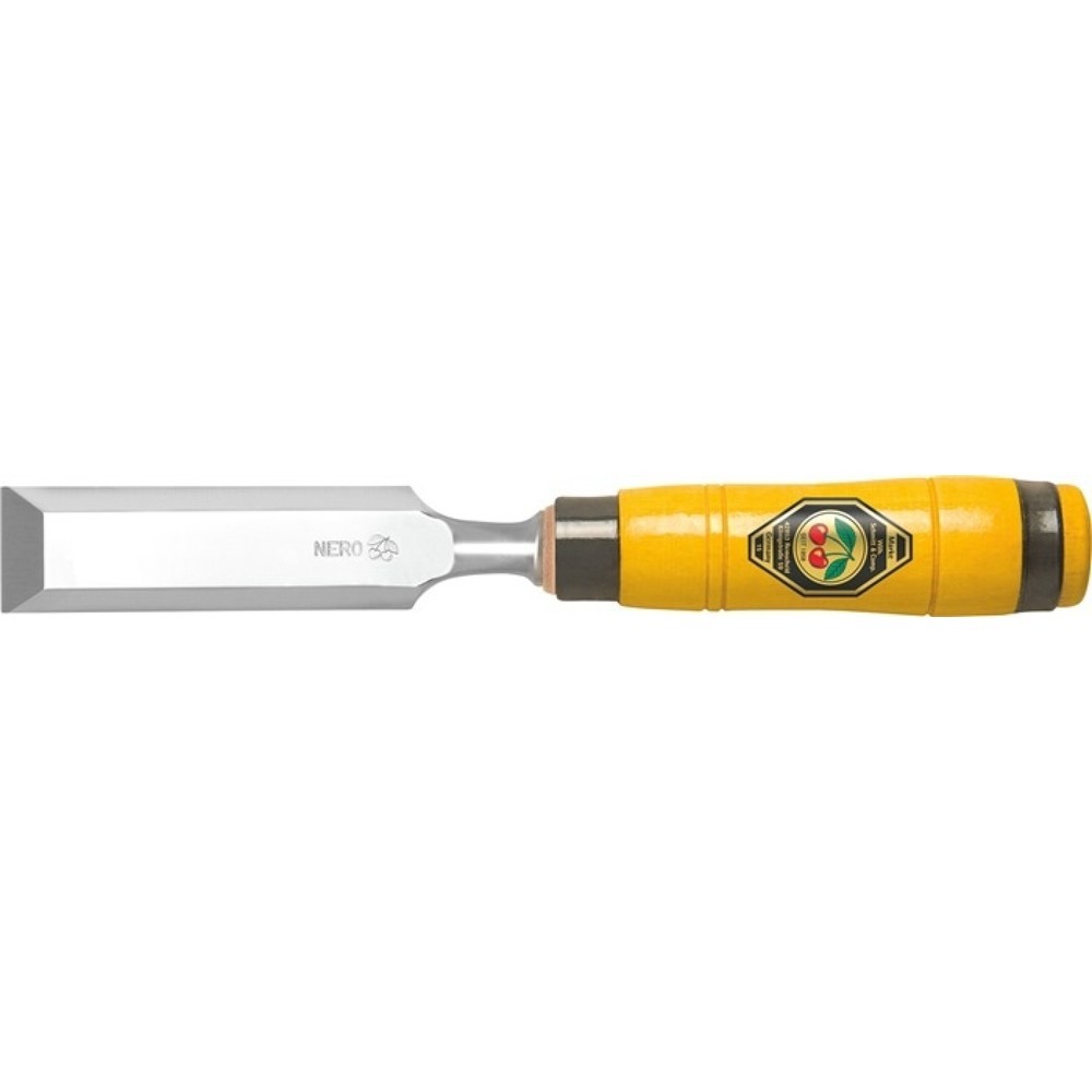 Illustration du produit: Ciseaux de charpentier l. 35 mm manche hêtre blanc avec 2 viroles acier version
