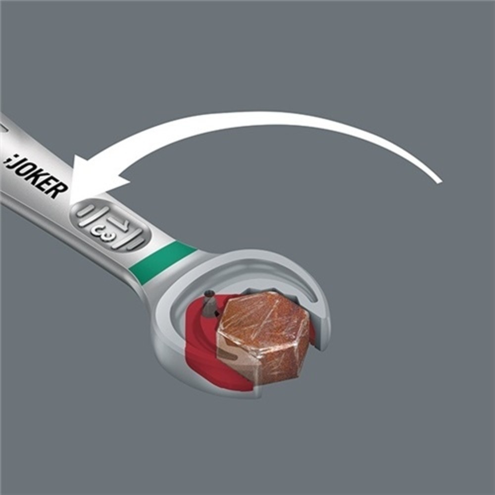 Produktabbildung Nr. 6: Clé à fourche 6002 Joker 10 x 13 mm longueur 167 mm chromé WERA