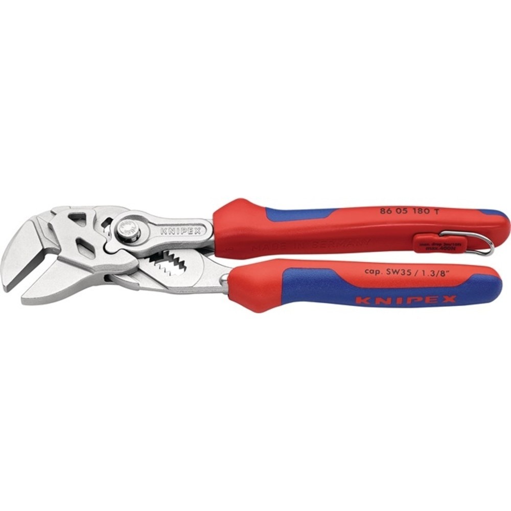 Produktabbildung Nr. 2: Pince-clé longueur 180 mm envergure 40 mm chromé gaines multicomposant avec œill