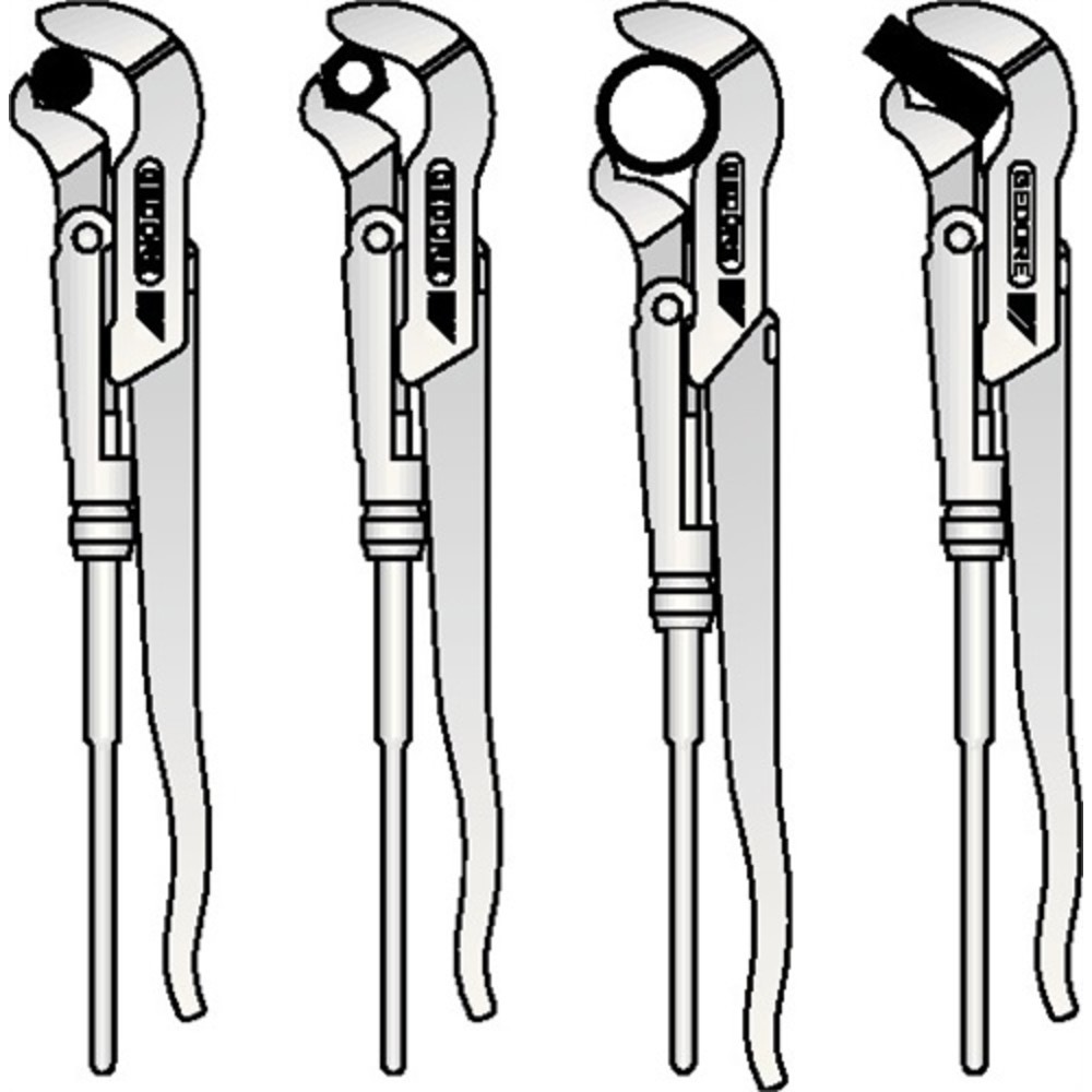 Produktabbildung Nr. 4: Clé à tubes d'angle Eck-Schwede-snap® longueur totale 420 mm envergure 60 mm pou
