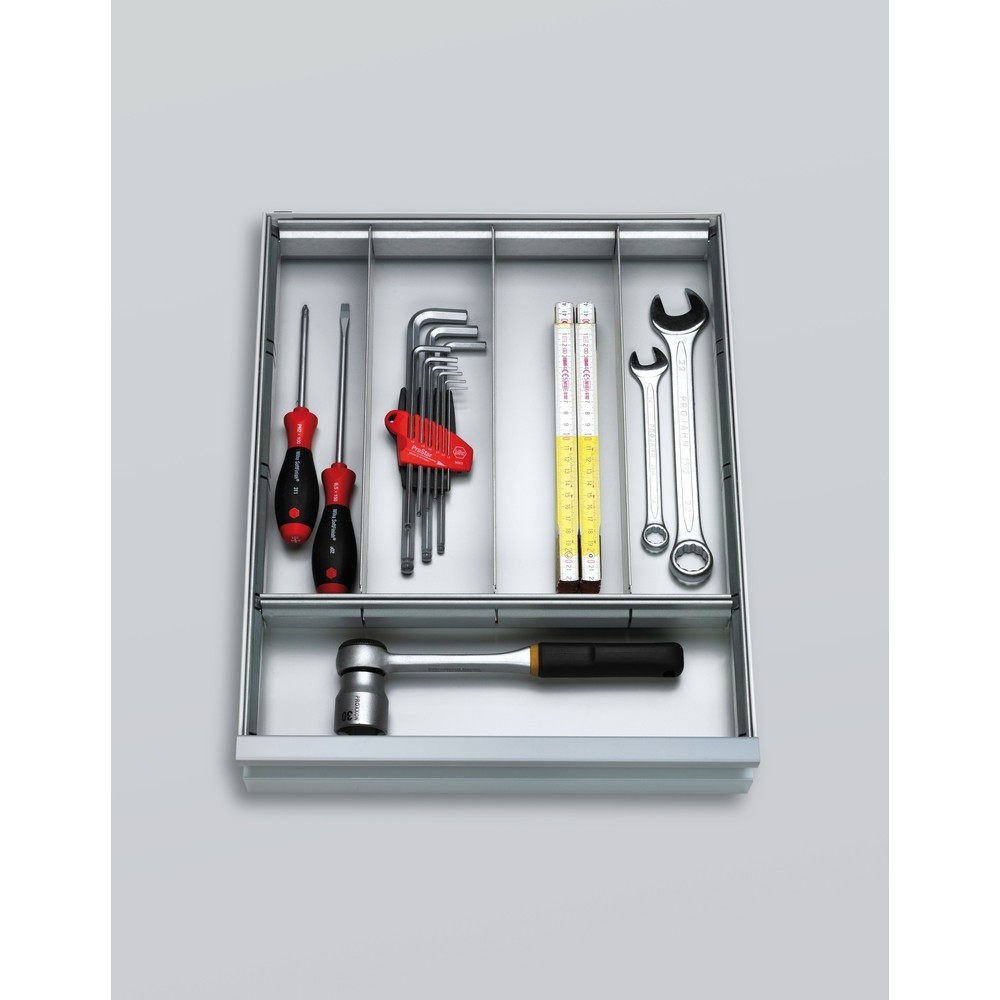 Illustration du produit: Cloison de séparation pour armoires à outils C+P, galvanisée