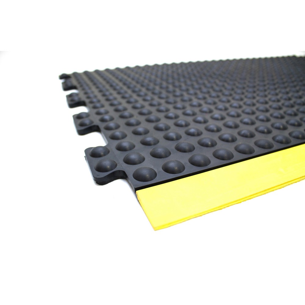 Produktabbildung Nr. 2: COBA Anti-Ermüdungsmatte Bubblemat Safety, Mittelstück, BxL 900 x 1.200 mm, schwarz/gelb