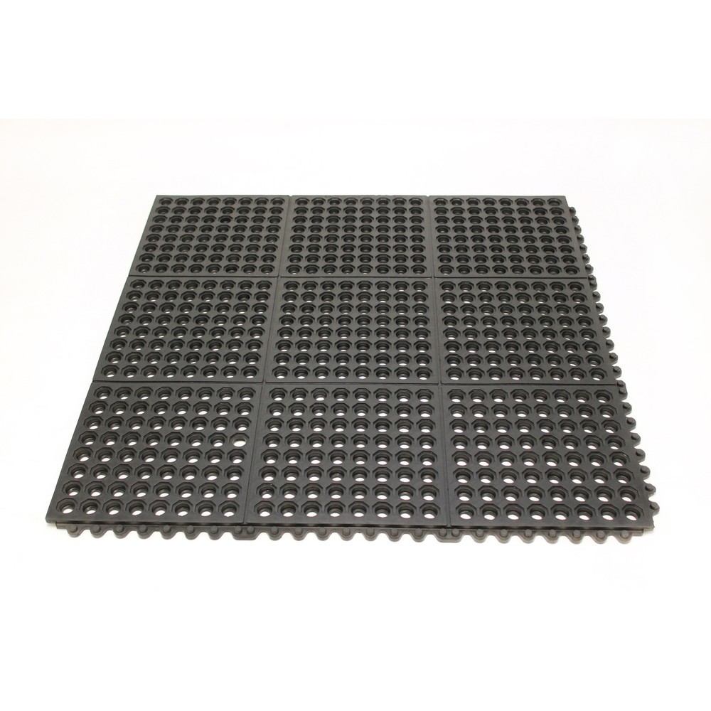 Produktabbildung: COBA Anti-Ermüdungsmatte Fatigue Step Grit Top, Nitril, BxL 900 x 900 mm
