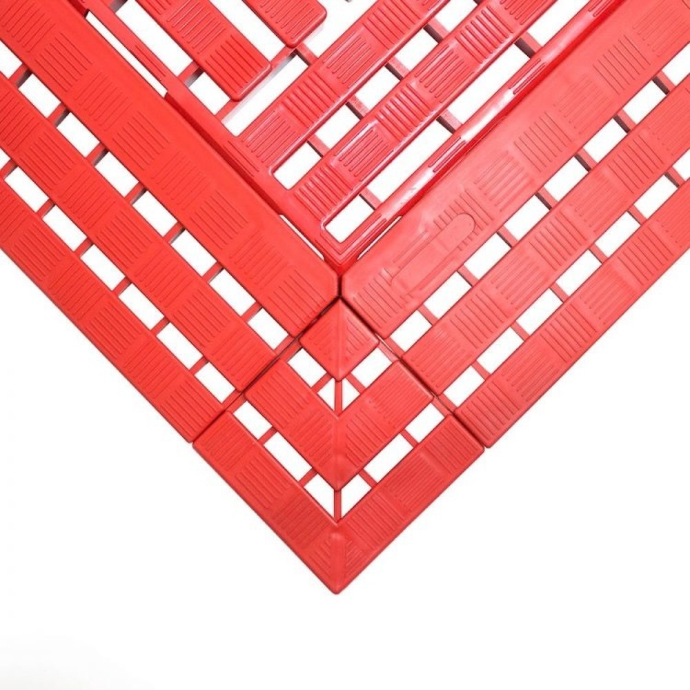 Illustration du produit: COBA Coin pour tapis pour poste de travail en PE, lxP 112 x 112 mm, orange