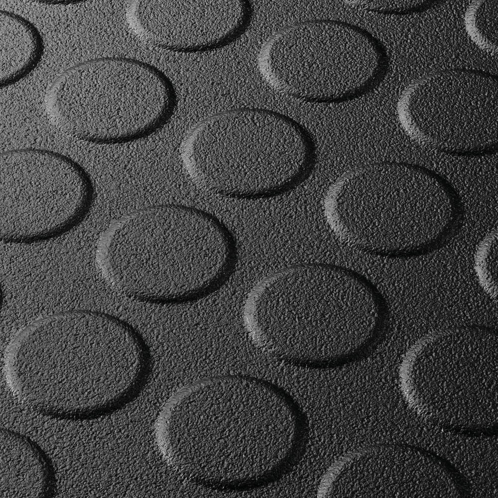 Produktabbildung Nr. 4: COBA Dalle de sol en PVC, aspect picots, lxP 500 x 500 mm, noir