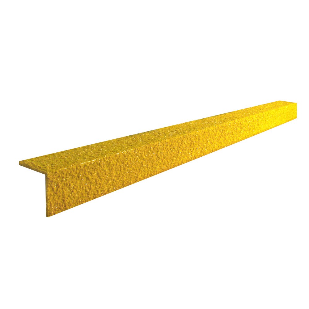 Illustration du produit: COBA Profilé antidérapant pour nez de marche COBAGRiP® Stair Nosing, HxlxP 5,5 x 1 000 x 55 mm, jaune