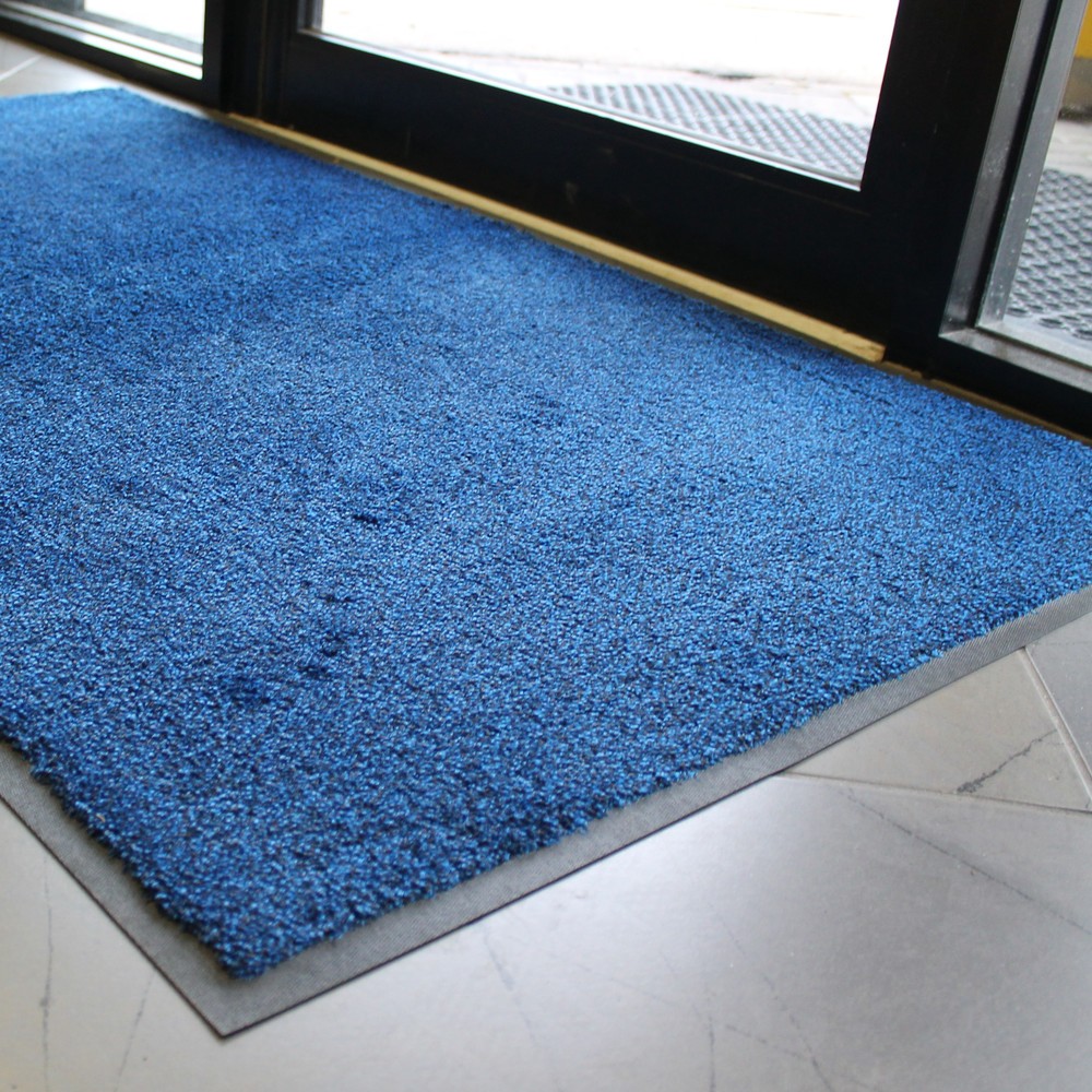 Produktabbildung Nr. 4: COBA Paillasson en nylon, lxP 600 x 850 mm, noir/bleu