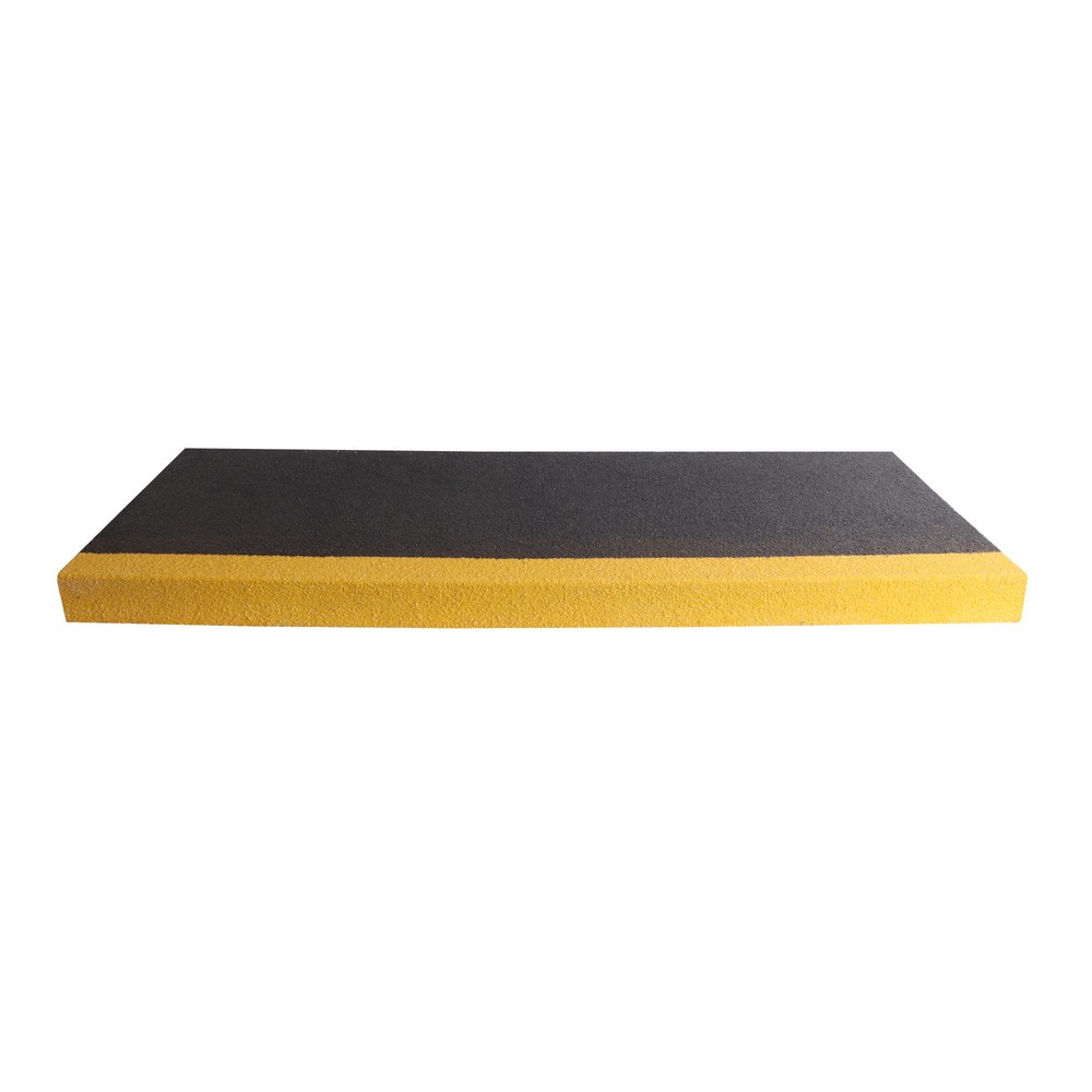 Produktabbildung Nr. 2: COBA Profilé antidérapant pour marches d'escalier COBAGRiP® Stair Tread, HxlxP 5,5 x 1 000 x 345 mm, noir/jaune