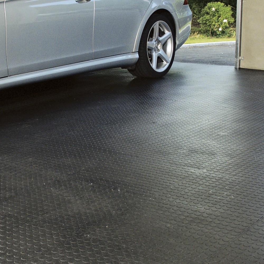Produktabbildung: COBA PVC-Bodenfliese Eco, BxL 500 x 500 mm, schwarz