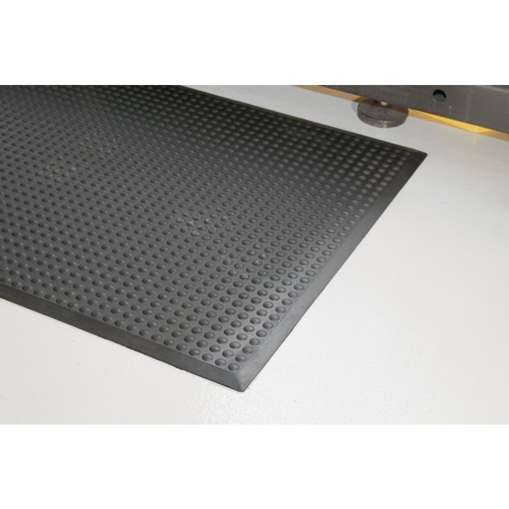 Produktabbildung Nr. 3: Revêtement de sol pour poste de travail COBA, noir caoutchouc SBR, tapis prêt à l'emploi L 900 x l 600 x E 14 mm