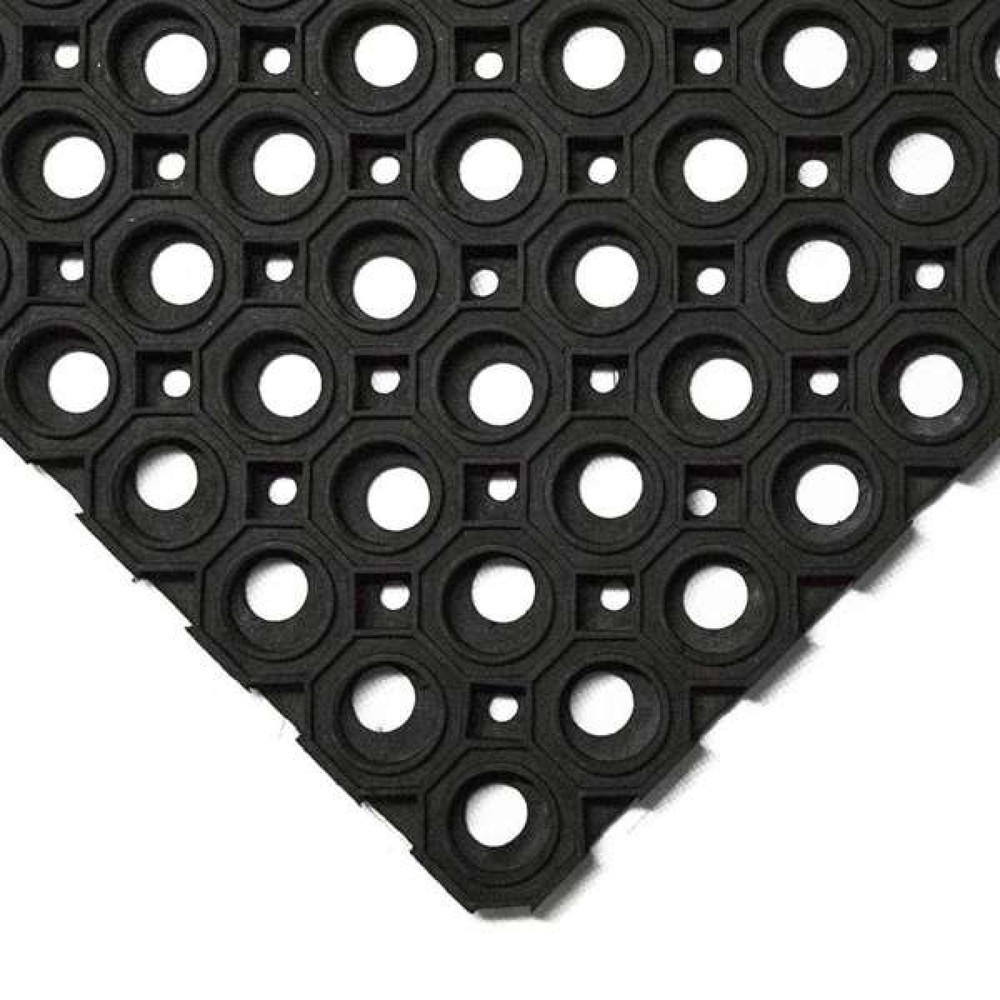 Produktabbildung Nr. 2: COBA Schmutzfangmatte Ringmat Octoroll, BxL 1,0 x lfm, schwarz