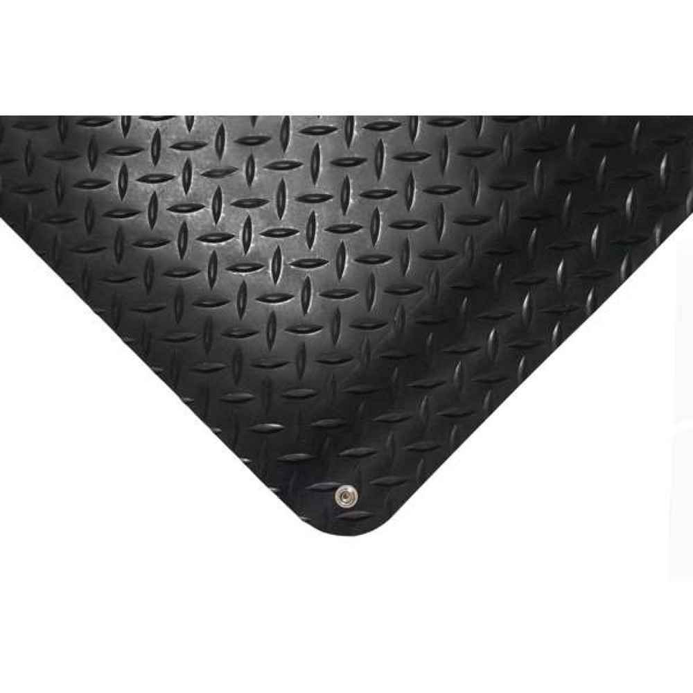 Illustration du produit: COBA Tapis anti-fatigue Deckplate Anti-Static, lxP 600 x 900 mm, noir