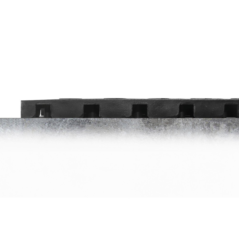 Produktabbildung Nr. 2: COBA Tapis anti-fatigue Fatigue Lock Premium, plein, lxP 500 x 500 mm, noir