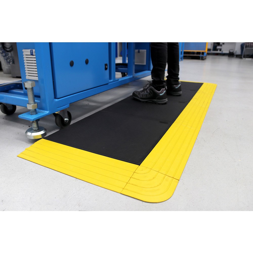 Produktabbildung Nr. 3: COBA Tapis anti-fatigue Fatigue Lock Premium, plein, lxP 500 x 500 mm, noir