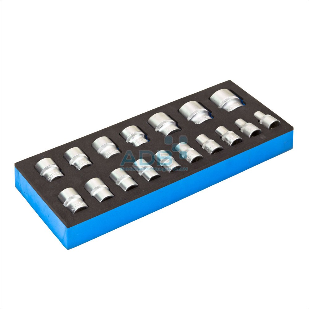Illustration du produit: Insert pour servante d'atelier pour jeu de 17 clés à douilles 1/2 pouce