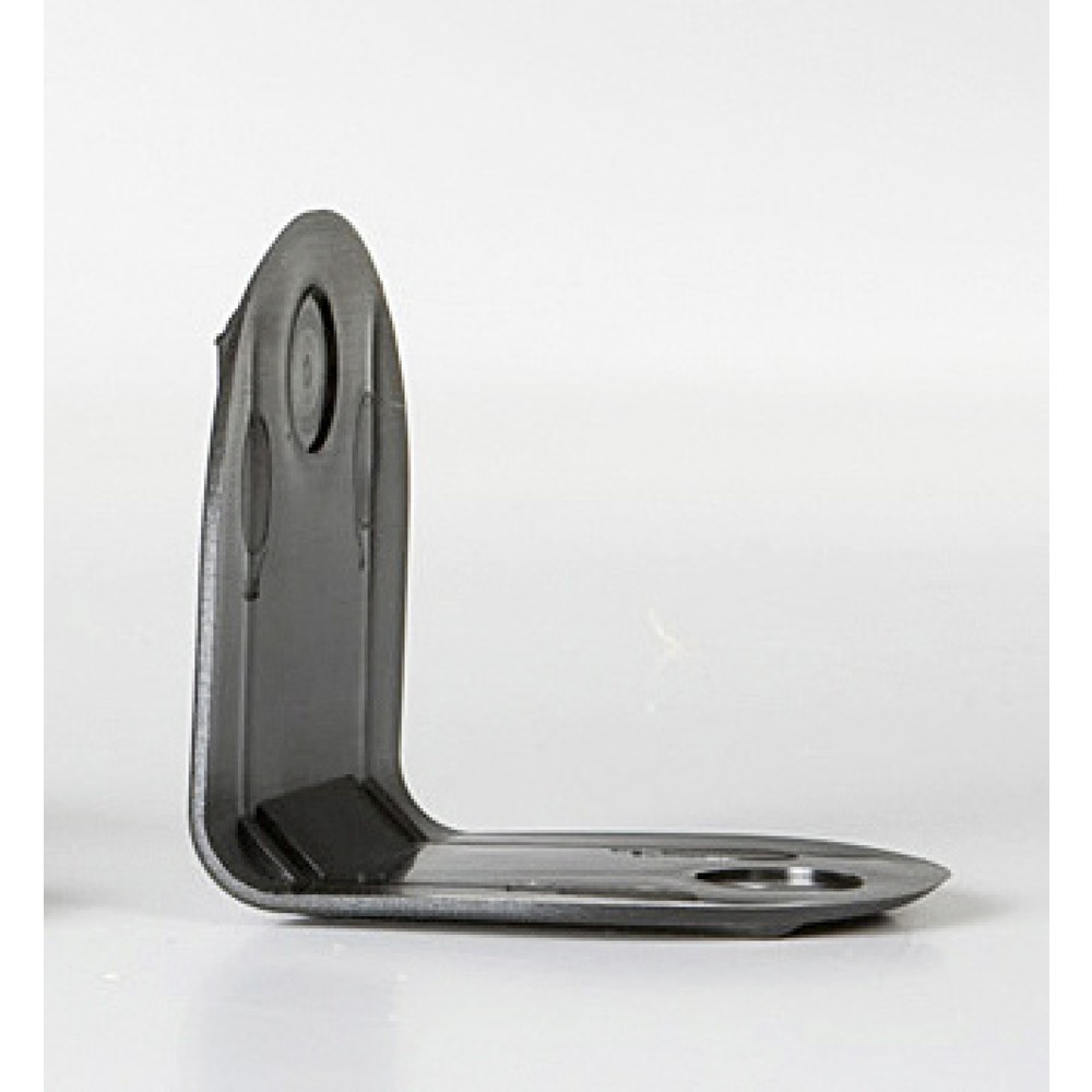 Produktabbildung Nr. 1: Coin protège-arête en plastique, largeur de bande 19 mm, ronde, noire, 2.000 pcs/UV, sans broche