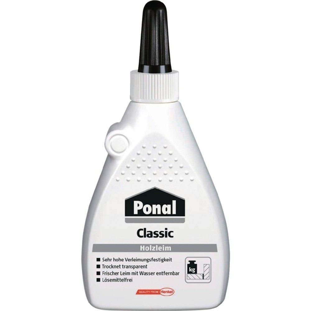 Illustration du produit: Colle à bois PONAL Classic 120g EN 204 : D1, Bouteille D2