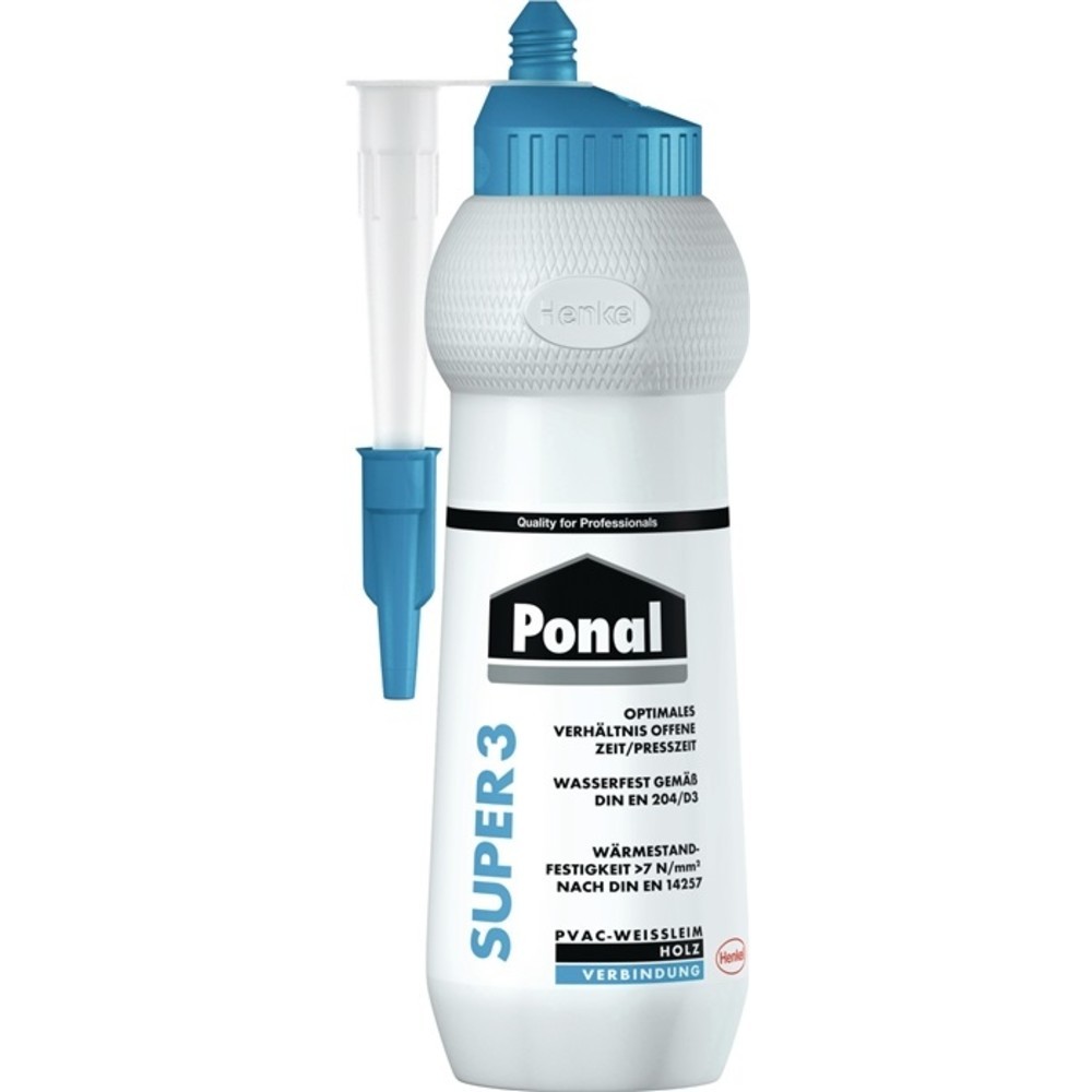 Produktabbildung Nr. 2: Colle à bois PONAL imperméable/super 3 420 g EN 204 : Bouteille D3