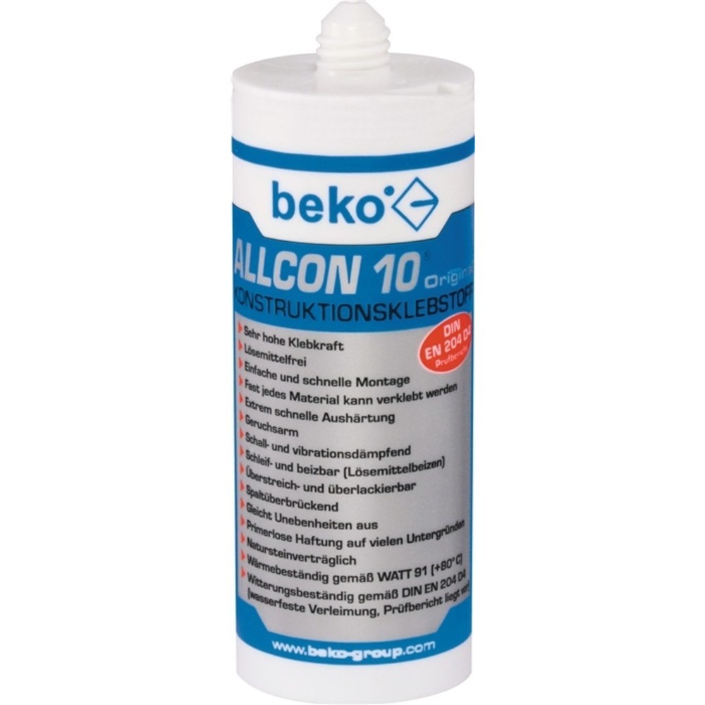 Produktabbildung Nr. 2: Colle de construction BEKO Allcon10® beige EN 204 : D4 150 ml