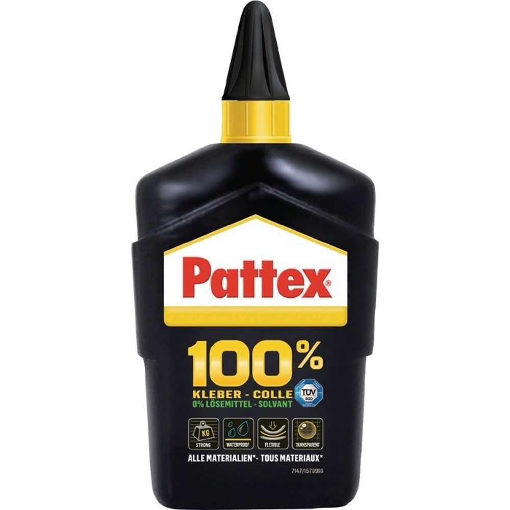 Illustration du produit: Colle multipuissance PATTEX 100 % transp.p1dc1 Bouteille de 50 g