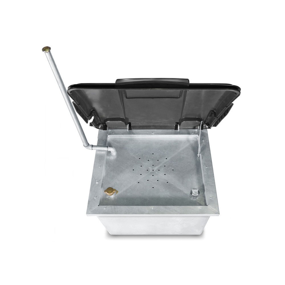 Produktabbildung Nr. 4: collecteur d'huile usée, Couvercle PE, indicateur de niveau, jauge, 800 litres