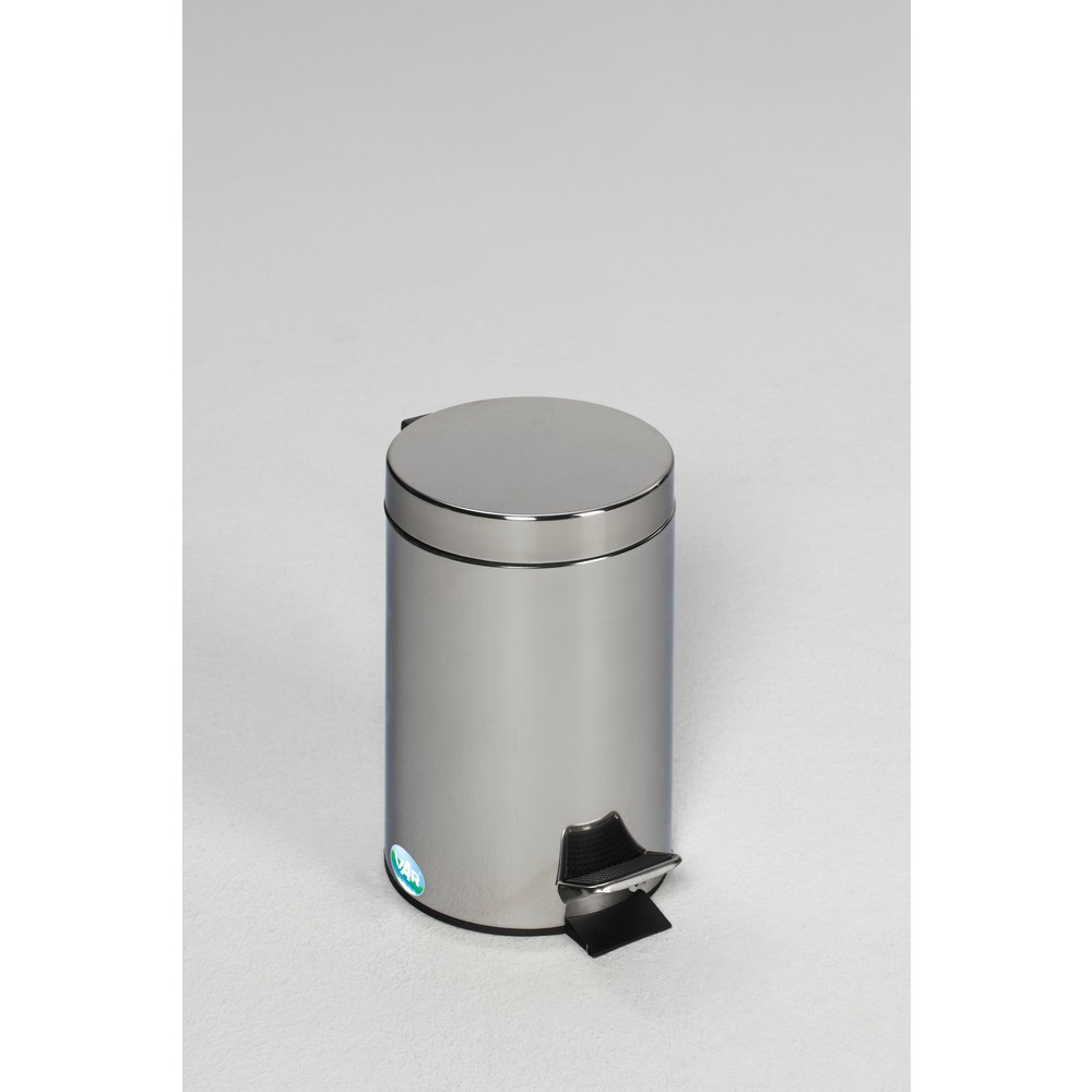 Produktabbildung Nr. 1: Collecteur de déchets à pédale de VAR® 3 litres, acier inoxydable
