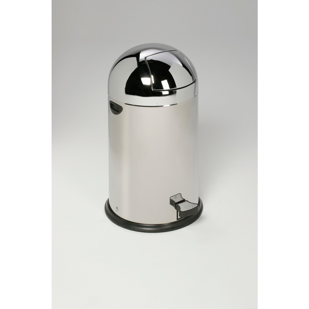 Illustration du produit: Collecteur de déchets à pédale VAR® 22 litres, acier inoxydable