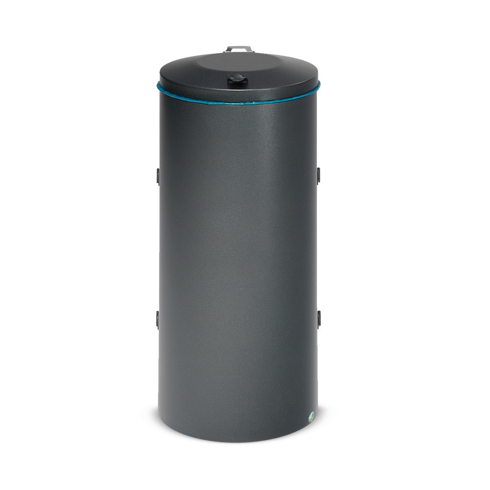 Produktabbildung Nr. 2: Collecteur de déchets VAR®, 120 litres, porte à doubles battants, jaune trafic